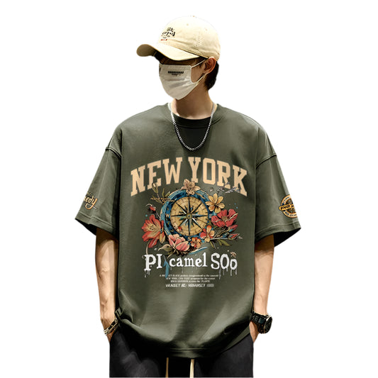 Oversized Hip-Hop Style Summer Short Sleeve T-Shirt
